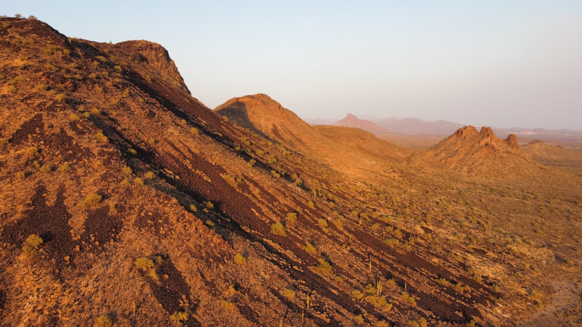 Desert ridgelines around Fountain Hills, Arizona