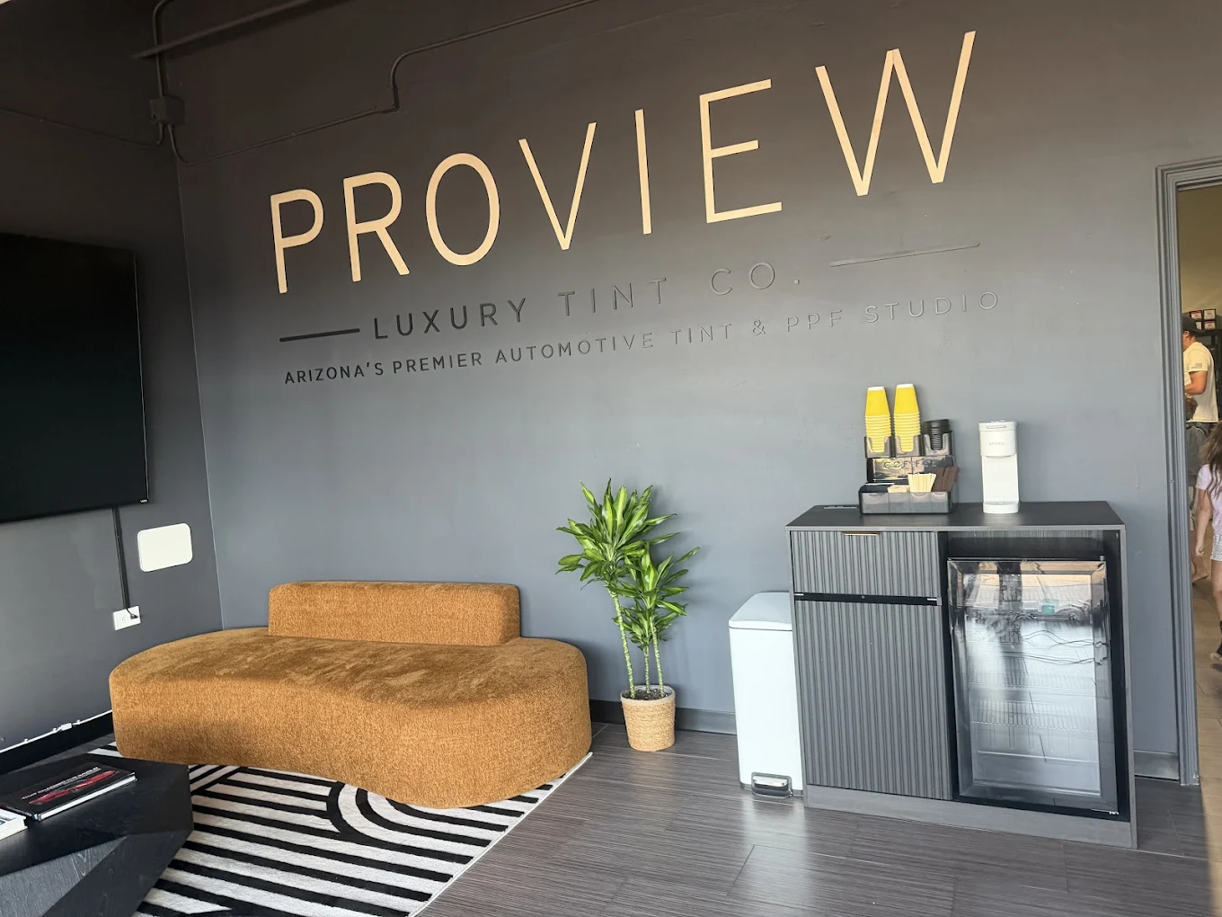 Inside the ProView Luxury Tint Co. studio in Tempe